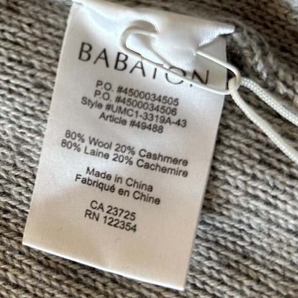 Babaton Open Front Cashmere Cardigan Sz S - Picture 5 of 13